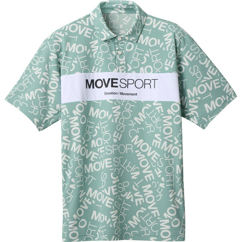 ムーブスポーツmovesportミニカノコ グラフィック ポロシャツマルチSPポロシャツ(dmmxja72-khwh)