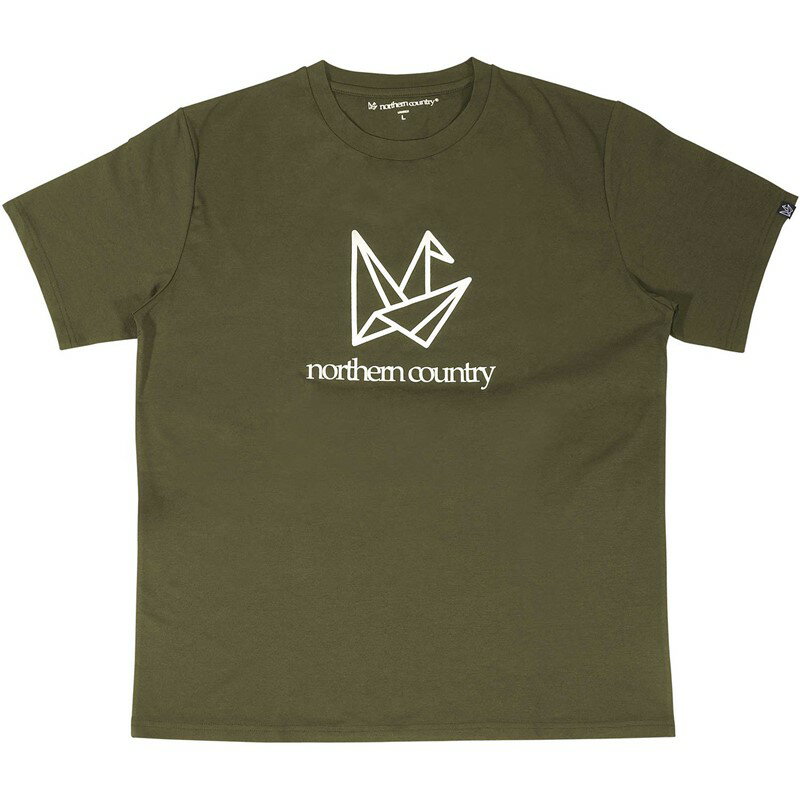 ノーザンカントリーnortherncountryハイブリッドT-シャツ ロゴアウトドアハンソデTシャ