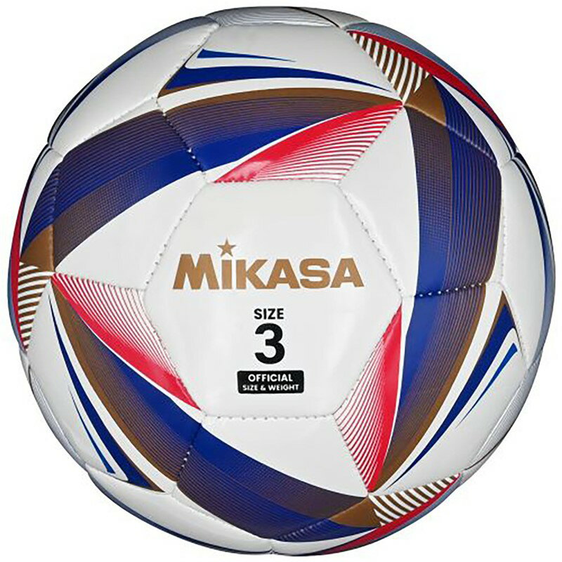 ミカサ(mikasa)マシン縫い3号 レジャー　レクレーション ホワイトサッカー3号球 (ft329dw)(4.0)