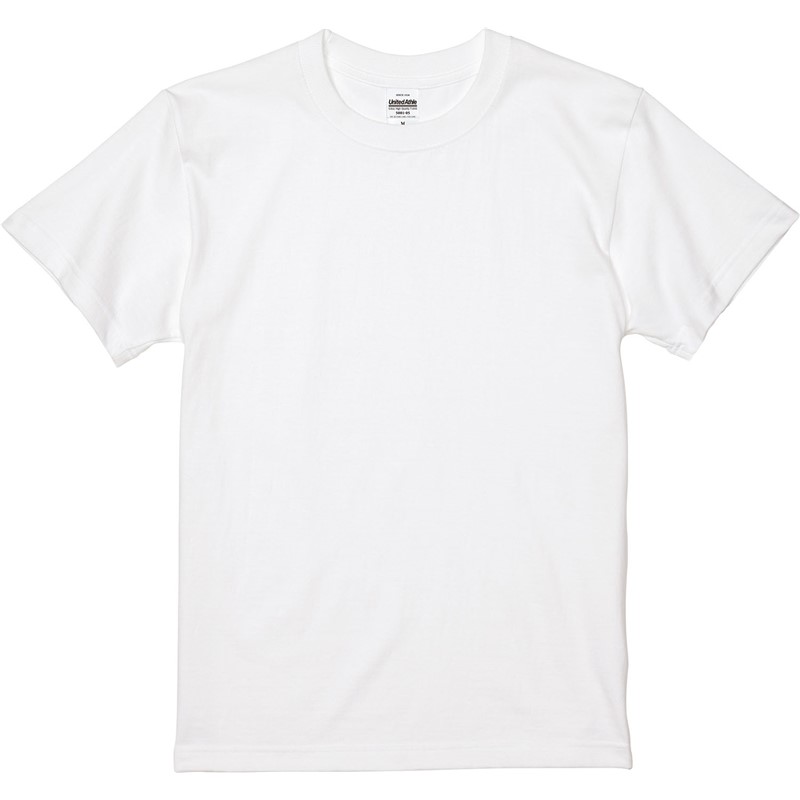 unitedathle(ユナイテッドアスレ)5.6OZ ハイクオリティーTシャツ(TAT)カジュアルハンソデTシャツ(500105wx-1)