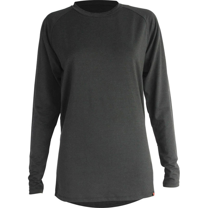 north peak(ノースピーク)インナーシャツ 長袖 レディーススキー アンダーウェア(np8044-bk)