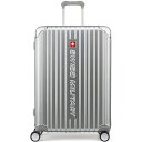 SWISS MILITARY(スイスミリタリー)CYGNUS(シグナス) スーツケース 75cm メタルシルバーカジュアル キャリーケース(sma828silv)(4)