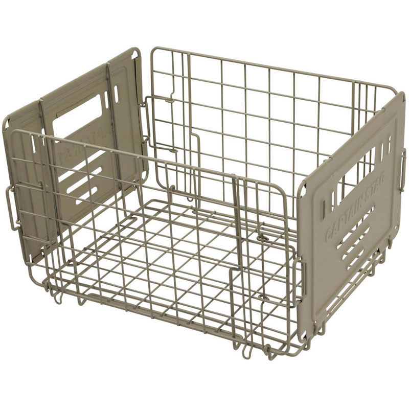 CAPTAIN STAG(キャプテンスタッグ)フレームワーク 折畳バスケット40(カーキ)アウトドア グッズ その他(up2009)(4.0)