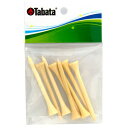 【ロット販売:入り数30】Tabata GOLF(タバタゴルフ)白木ティー ロングゴルフ ボール 雑品(gv0434)