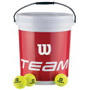 WILSON(ウイルソン)テニス ノンプレッシャーボール 72 球(専用バケツ入リ)テニス 競技ボール 硬式(wrt131200)(4)