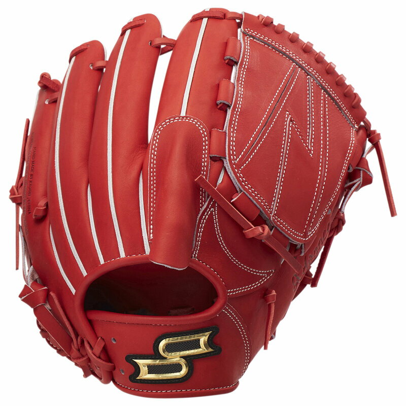 対象：メンズ・ユニセックス 素材：天然皮革 仕様その他：●サイズ:6L●ウェブ:サンダーウェブ●縫い糸:ホワイト 付属品：グラブ袋 ●外箱あり 生産国：中国製 カラー：(32)Bオレンジ スタッフオススメ！湯揉み加工はこちら スチーム加工はこちら