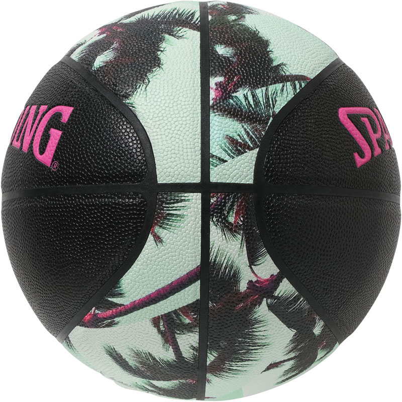 SPALDING スポルディングパームツリーバスケットボール 競技ボール7号77988j