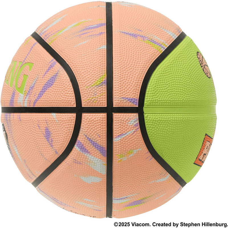 SPALDING スポルディングパトリック スター マーブルバスケットボール ボール5号85...