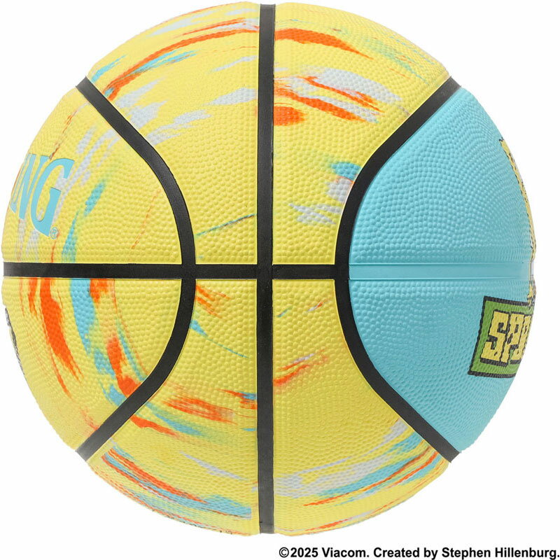 SPALDING スポルディングスポンジ・ボブ マーブルバスケットボール ボール5号85182j