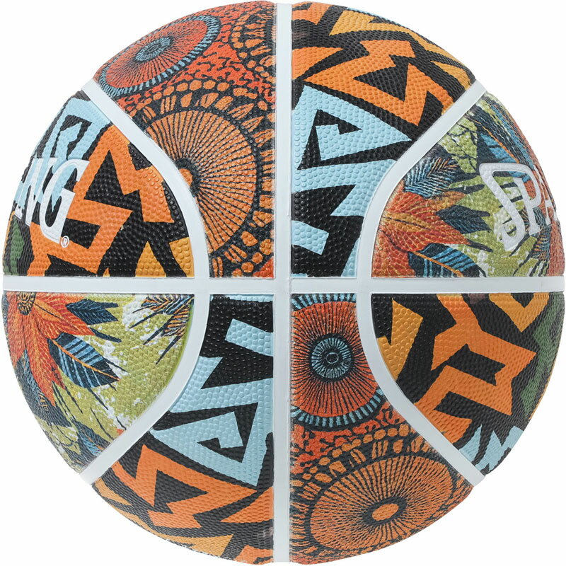SPALDING スポルディングアフリカン バティックバスケットボール ボール5号85258j