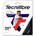 Tecnifibre(テクニファイバー)RAZOR SOFT(レイザーソフト)硬式テニスストリングス硬式テニスストリングス04GRAS125W