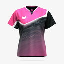 BUTTERFLY(バタフライ)ラウリー・シャツ・レディース卓球ウェアシャツ47169