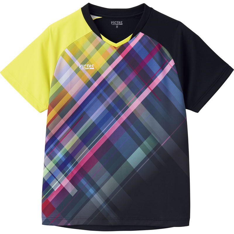VICTAS(ヴィクタス)グラデチェック ゲームシャツ卓球ウェアシャツ612501