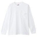 ヘインズ hanesL/S POCKET T-SHIRTBEEFY-Tウェア(メンズ)(H5196)