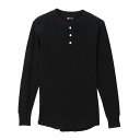 ヘインズ hanesHENLY NECK LONG T-SHIRTHanes UNDERWEARウェア(メンズ)(HM4-Q502)