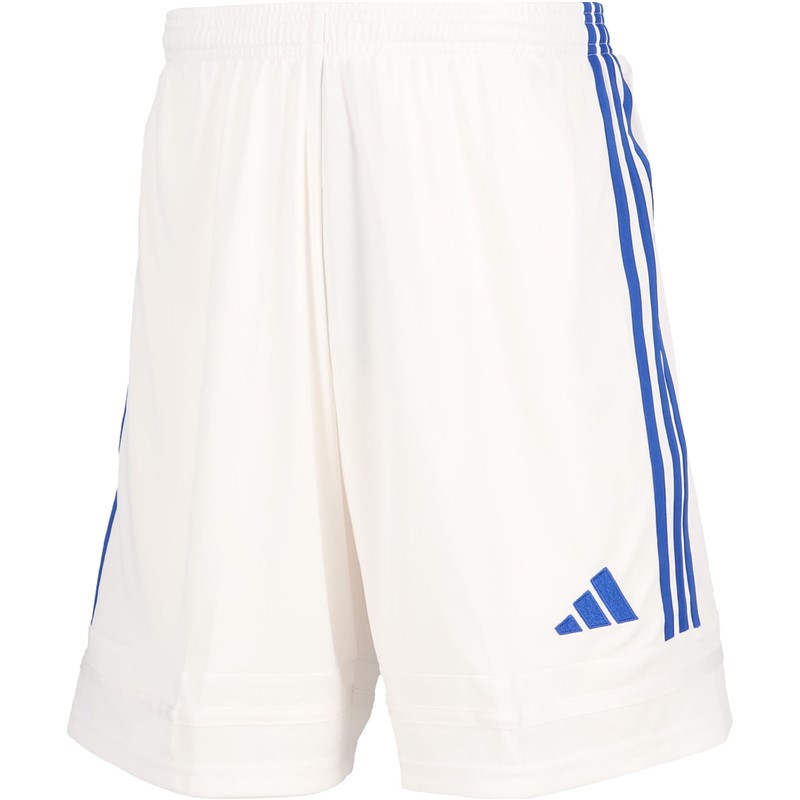 adidas(アディダス)カスタマイズスクアドラ25ショーツサッカーゲームパンツ(jj2515z-whtblu)