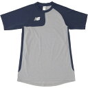 newbalance(ニューバランス)53BP BBアシンメトリー S/SトップLH野球ソフト 半袖Tシャツ(mt41704r-nny)