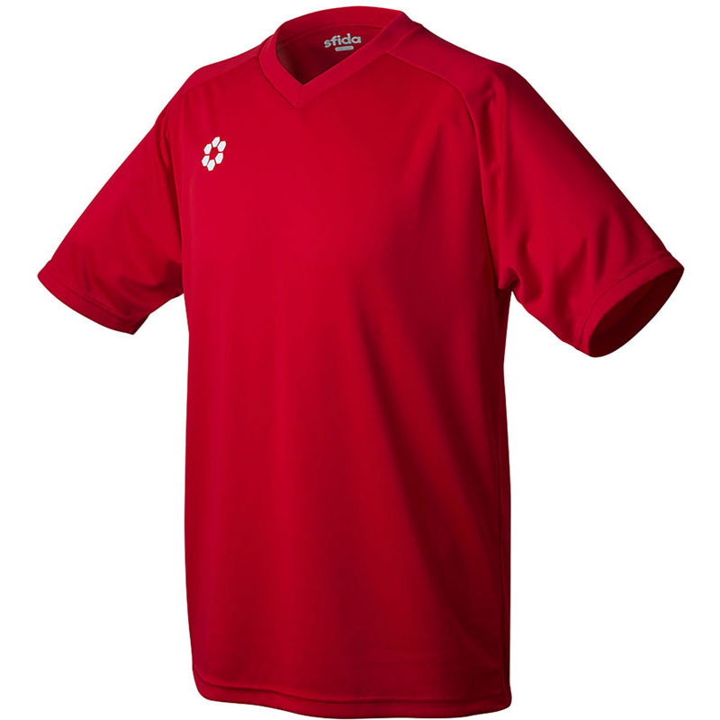 sfida スフィーダBP TEAMシャツS/S JRフットサル ゲームシャツsa24832jr-red