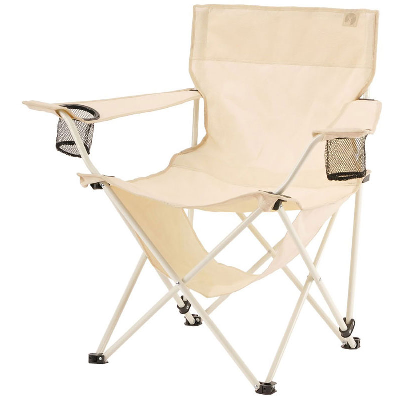 CAPTAIN STAG キャプテンスタッグクールメッシュ リラックスラウンジチェア アイボリーアウトドア イス..