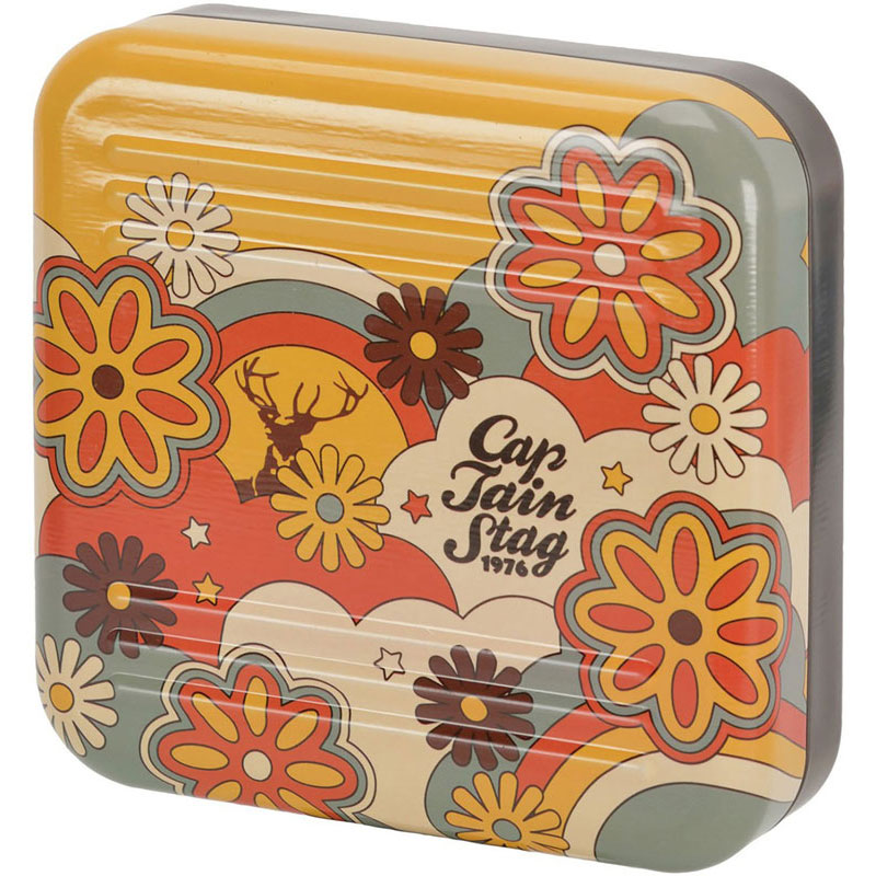 CAPTAIN STAG キャプテンスタッグ蚊取り線香スタンドケース レトロフラワーアウトドア バーベキューその他um1660