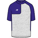 newbalance(ニューバランス)ベースボールアシンメトリー ショートスリーブトップ(左投げ用)野球ウェアTシャツMT41704L