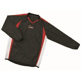 KUBOTA SLUGGER 久保田スラッガー Vジャン長袖ブラック/レッド/ホワイト アウター (L-77)