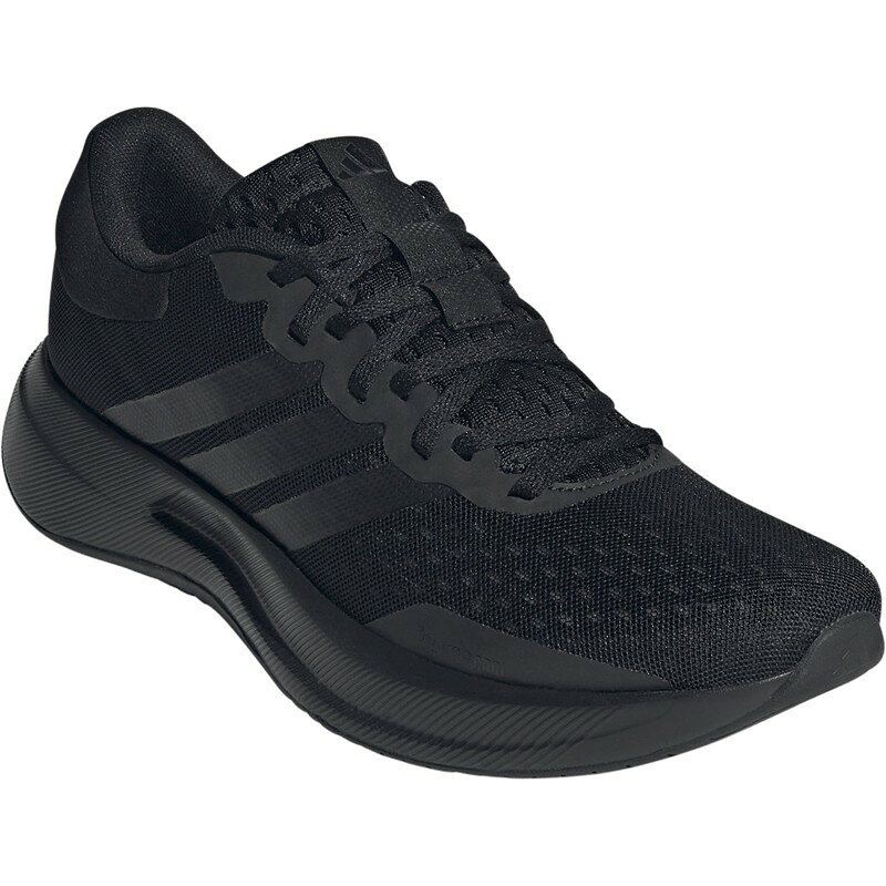 トレッドミルでのランニングをサポートする ADIDAS ランニングシューズで、カーディオトレーニングの日も快適に。 通気性を高めるメッシュアッパーと、ソフトでクッション性のあるミッドソールが、何キロでも軽快な走りをサポートする。 足首まわりを包み込むパッド入りの履き口と、グリップ力のあるアウトソールも搭載。 素材：アッパー / 合成繊維、アウトソール / ゴム底 重量： 243G(27CM 片足重量 ) 仕様：レギュラーフィット、テキスタイルと合成素材のアッパー、テキスタイルライニング、ミッドソールドロップ /10MM( ヒール 30MM ・前足部 20MM) 、ラバーアウトソール 原産国：インドネシア ヒールスタック高さ :30MM