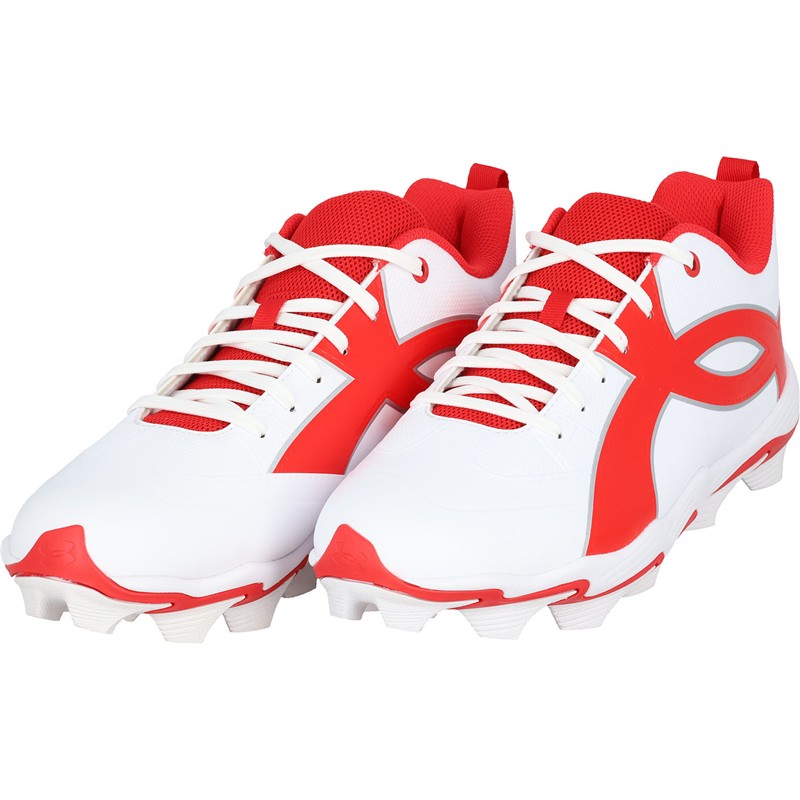 underarmour(アンダーアーマー)61UAリードオフ アイコン ロー RM野球ソフトスパイク(6010138-101)26SS