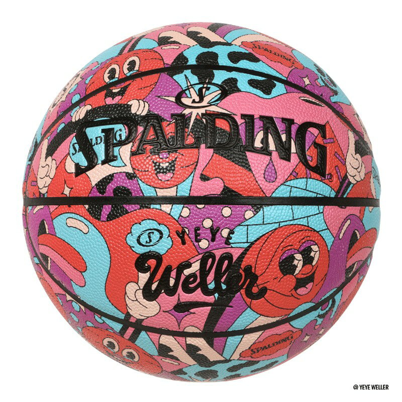 Balls - spalding(スポルディング)イェイェ・ウェラー カラー ザ コート SZ7バスケット競技ボール7ゴ(78171j)