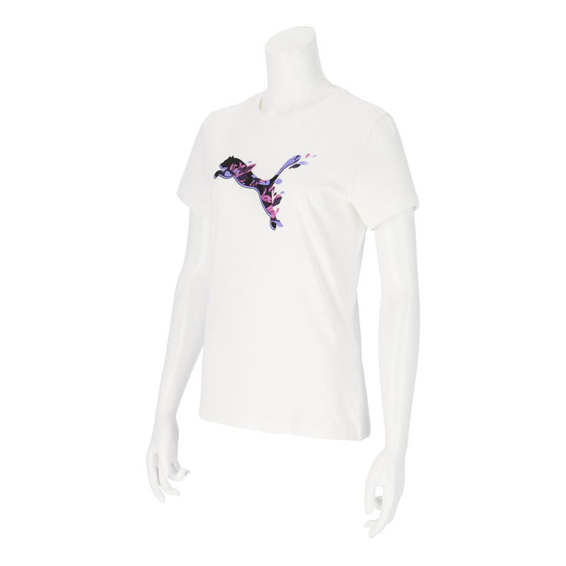 PUMA(プーマ)GRAPHICS フローラル キャット TシャツスポーツスタイルウェアTシャツ694156