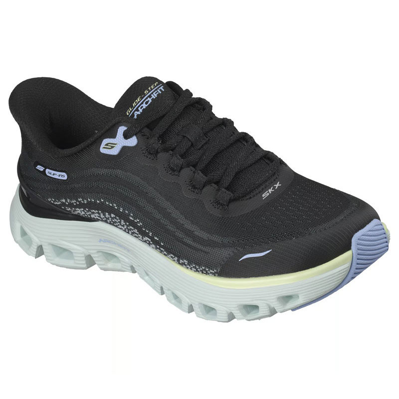 skechers(スケッチャーズ) ARCH FIT GLIDE-STEP WAVE 2E相当 ライフスタイル シューズ (150760-bktq)
