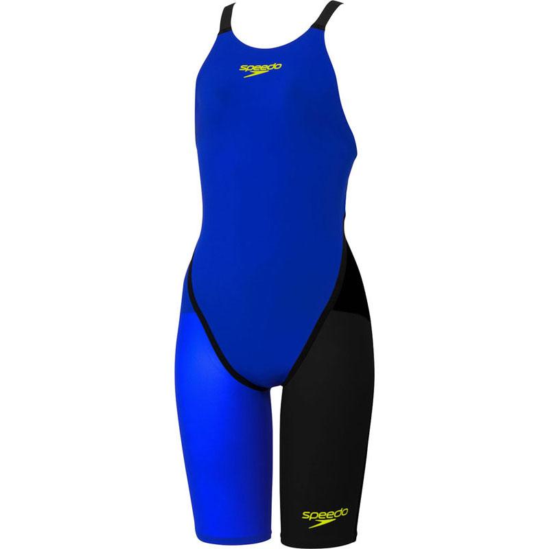 スピード Speedo Fastskin ProIII Openback Kneeskin水泳 水着 水着レディース競泳用（公認）（scw12101f-bk）
