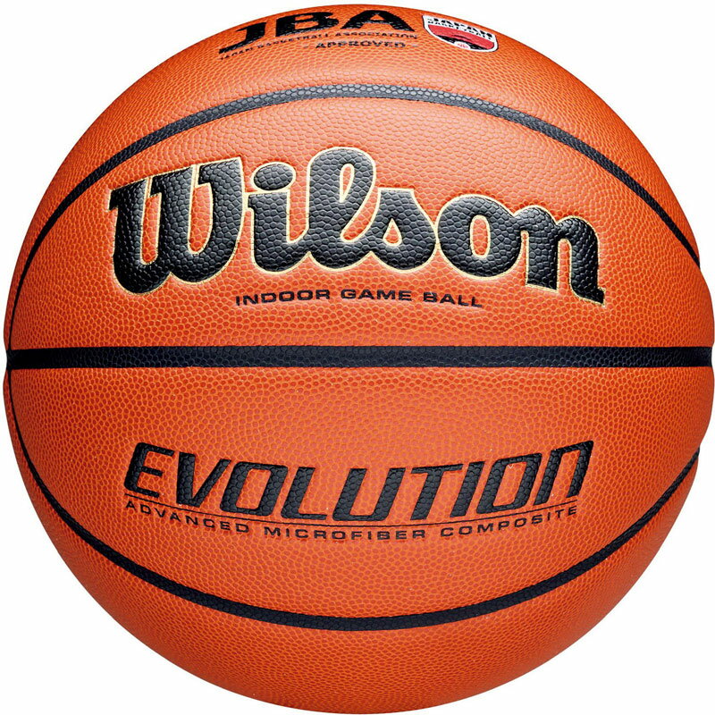 WILSON(ウィルソンバスケットボール)EVOLUTION JBA検定球 ブラックバスケットボールボールバスケットボールW1024201B6