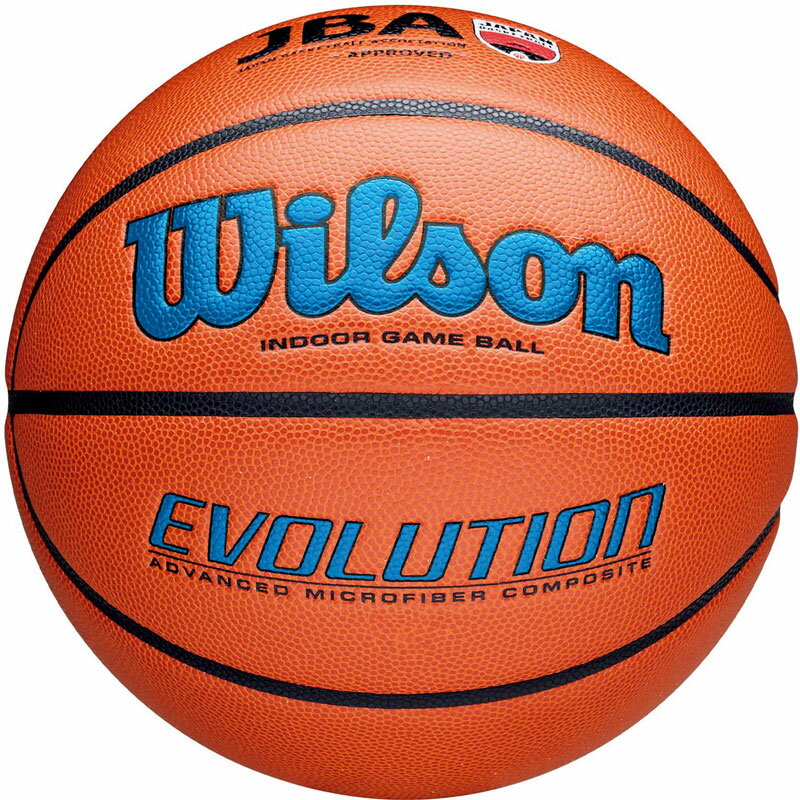 WILSON(ウィルソンバスケットボール)EVOLUTION JBA検定球 ブルーバスケットボールボールバスケットボールW1024205B7