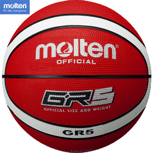 GR5 ゴムバスケットボール 5号球【molten】モルテンバスケットボール（BGR5 VY RW ...