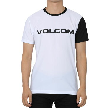 Brand Logo Surf Tee【VOLCOM】ボルコムラッシュガード S/S　メンズN01117JB-WHT*70