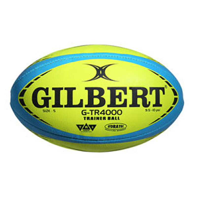 ギルバート GILBERTG－TR4000　蛍光イエロー　5号ラグビーボール(GB9178)