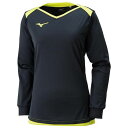 プラクティスシャツ(長袖)(レディース)【MIZUNO】ミズノバレーボール ウエア プラクティスシャツ(V2MA8791)