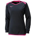 プラクティスシャツ(長袖)(レディース)【MIZUNO】ミズノバレーボール ウエア プラクティスシャツ(V2MA8791)