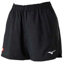 ゲームパンツ(卓球)(レディース)【MIZUNO】ミズノ卓球 ウエア ゲームパンツ スカート(82JB9204)