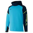 スウェットパーカ(ユニセックス) (21ブルーアトール)【MIZUNO】ミズノテニス ソフトテニス ウエア スウェット(62JC0003)