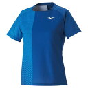 ゲームシャツ(ラケットスポーツ)(レディース)【MIZUNO】ミズノテニス ソフトテニス ウエア ゲームウエア(62JA0216)