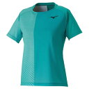 ゲームシャツ(ラケットスポーツ)(レディース)【MIZUNO】ミズノテニス ソフトテニス ウエア ゲームウエア(62JA0216)