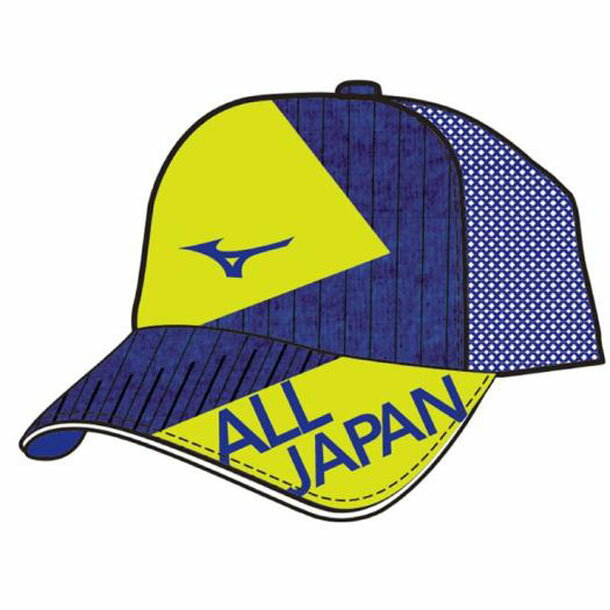 2019年限定ALL JAPANキャップ【MIZUNO】ミズノテニス/ソフトテニス キャップ(62JW9Z41)