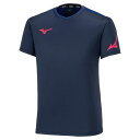 ミズノ MIZUNOプラクティスシャツ (ラケットスポーツ) ユニセックステニス/ソフトテニス ウエア Tシャツ/ポロシャツ(72MAA300)