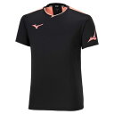 ミズノ MIZUNOプラクティスシャツ (ラケットスポーツ) ユニセックステニス/ソフトテニス ウエア Tシャツ/ポロシャツ(72MAA300)