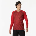 ミズノ MIZUNO 汗処理/通気 ドライエアロフローTシャツ 長袖 トレーニング メンズ Tシャツ 32MAB022