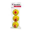 Tecnifibre(テクニファイバー)P+S SPONGE 3 BALLS硬式テニス ボール 硬式テニスボール(TBP3SP1)