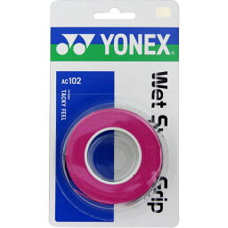 ウェットスーパーグリップ(3本入)【Yonex】ヨネックステニスグッズ(AC102-026)