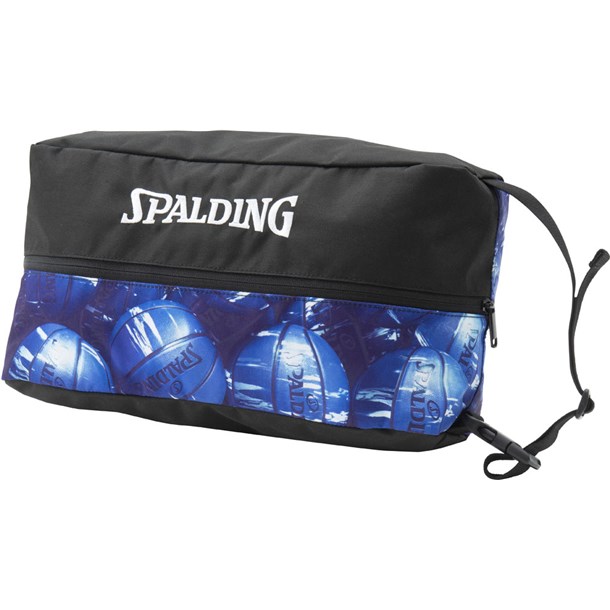 シューバッグ マーブル BLU【SPALDING】スポルディングバスケットシューズケース(42002mbl)